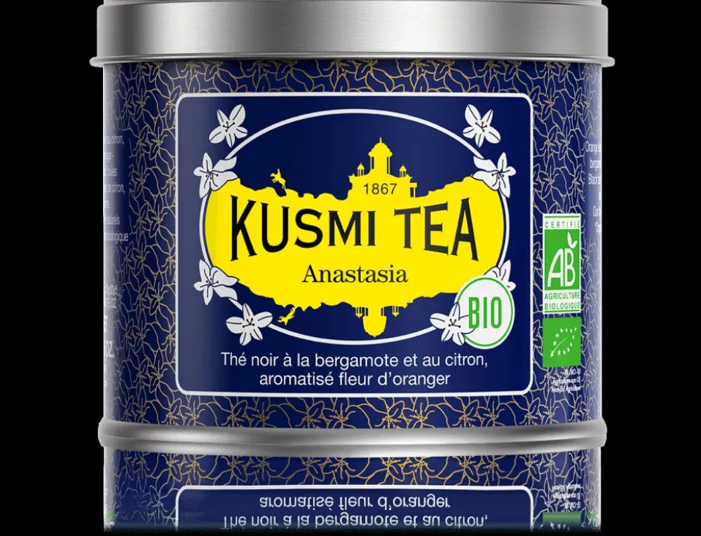 Kusmi Tea Anastasia Thé noir earl grey bio, citron< Thé Noir | Thés Et Infusions D'hiver