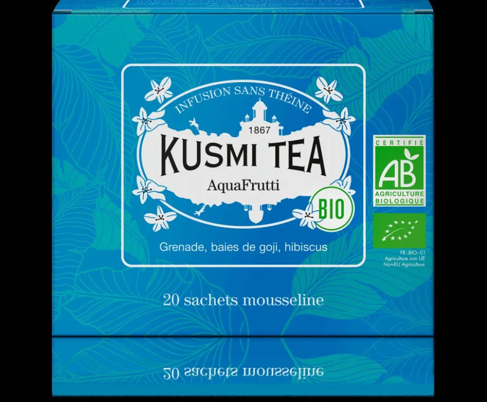 Kusmi Tea AquaFrutti Tisane hibiscus, baies de goji< Infusions Et Tisanes