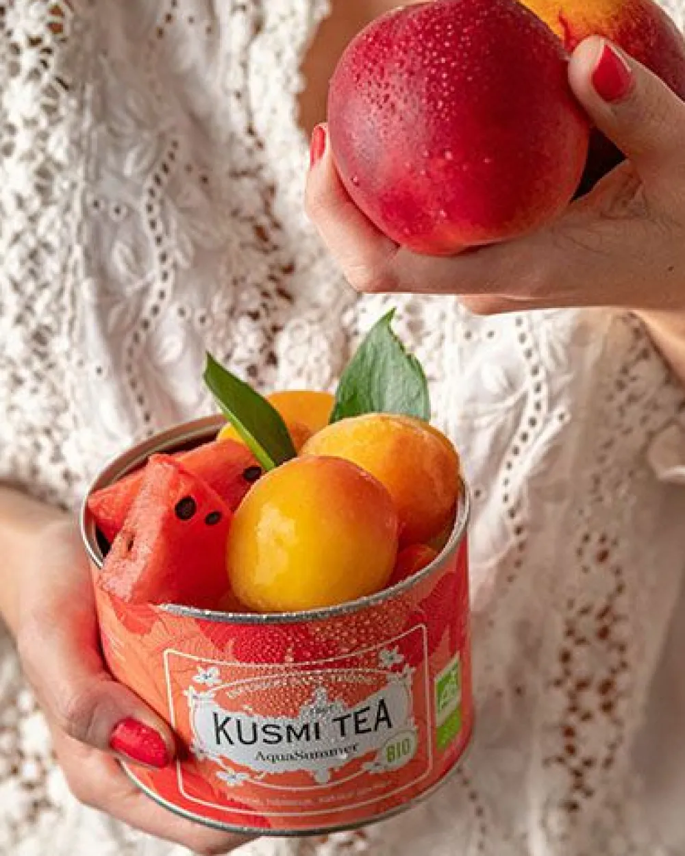 Kusmi Tea AquaSummer Tisane hibiscus, pêche, abricot< Infusions Et Tisanes | Infusion Et Tisane