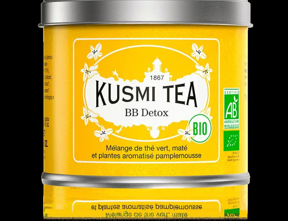 Kusmi Tea BB Detox Thé vert bio, maté bio, pamplemousse< Thé Vert | Maté