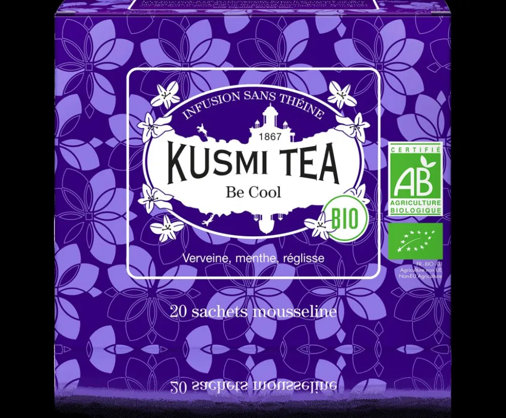 Kusmi Tea Be Cool Tisane verveine, menthe, pomme< Infusions Et Tisanes