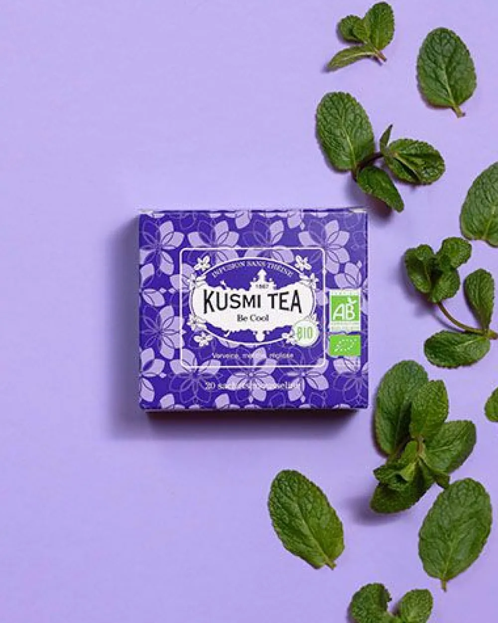 Kusmi Tea Be Cool Tisane verveine, menthe, pomme< Infusions Et Tisanes