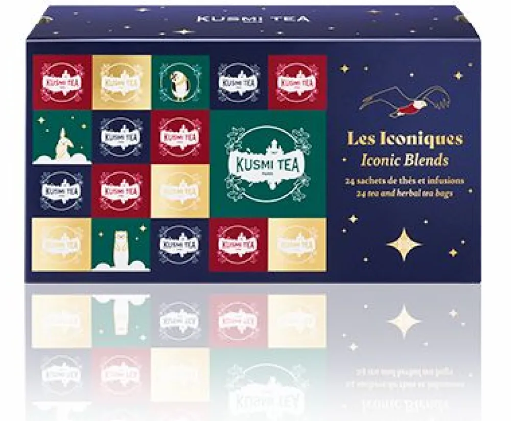 Kusmi Tea Coffret Les Iconiques 24 sachets de thés et infusions aromatisés< Coffrets