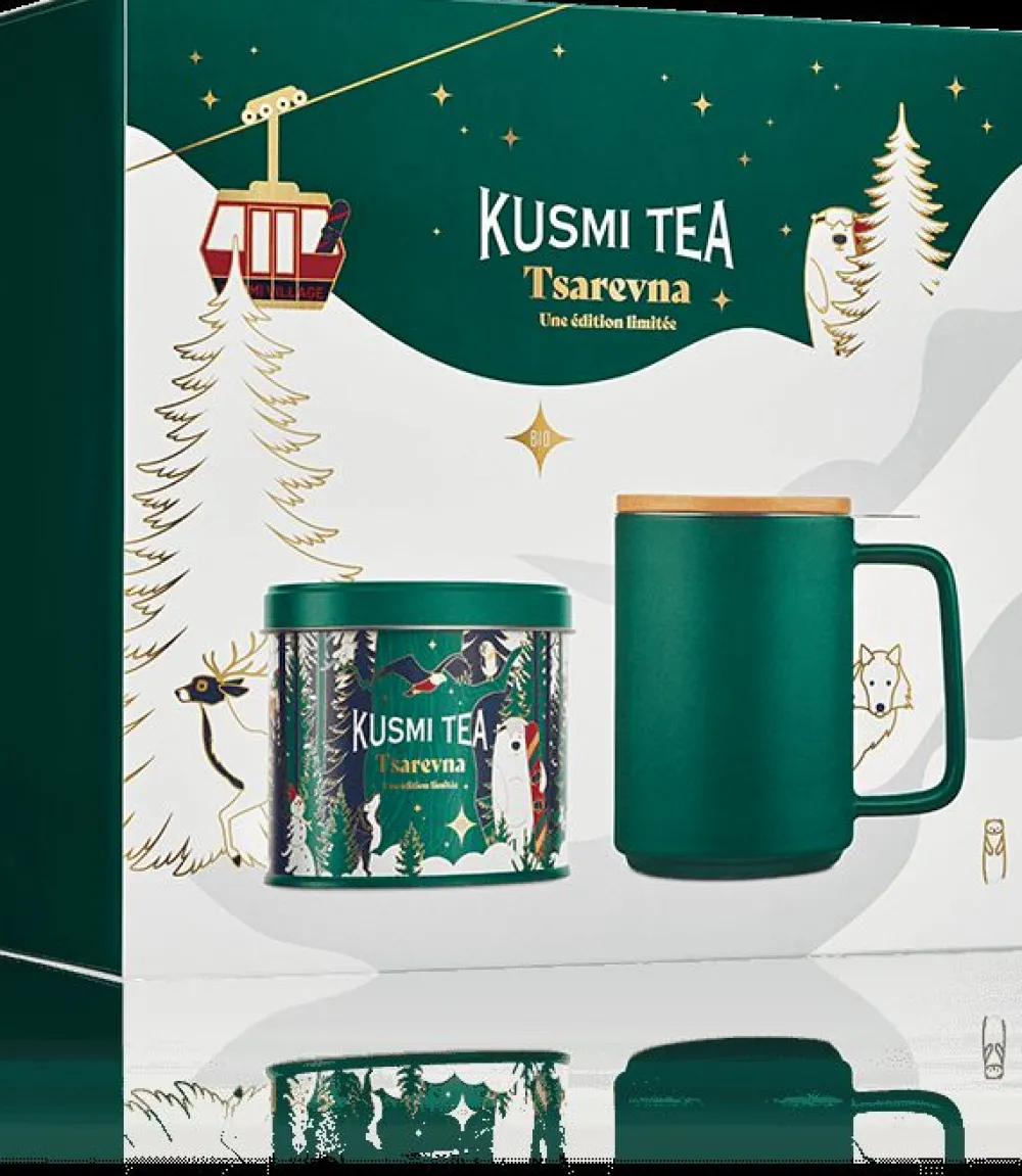 Kusmi Tea Coffret Tsarevna Coffret thé noir de Noël, mug infuseur< Tasses Et Mugs | Coffrets