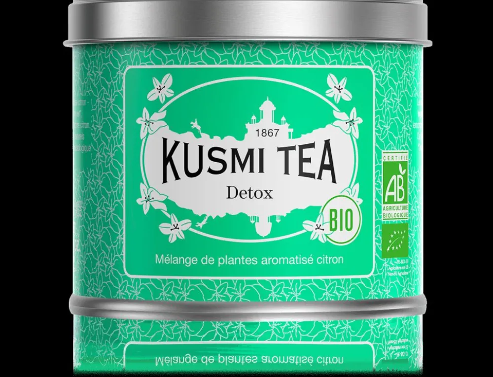 Kusmi Tea Detox Thé vert bio, maté bio, citron< Thé Vert | Maté