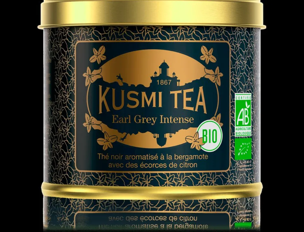 Kusmi Tea Earl Grey Intense Thé noir bio, bergamote, citron< Thé Noir | Thés Et Infusions D'hiver