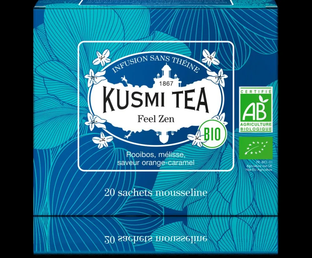 Kusmi Tea Feel Zen Rooibos pomme, mélisse< Infusions Et Tisanes