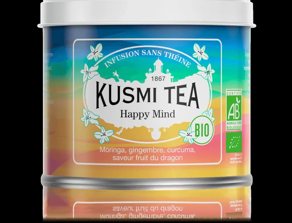 Kusmi Tea Happy Mind Tisane de plantes, pomme< Infusions Et Tisanes | Infusion Et Tisane