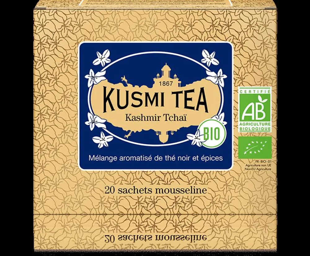 Kusmi Tea Kashmir Tchaï Thé noir bio aux épices< Thé Noir