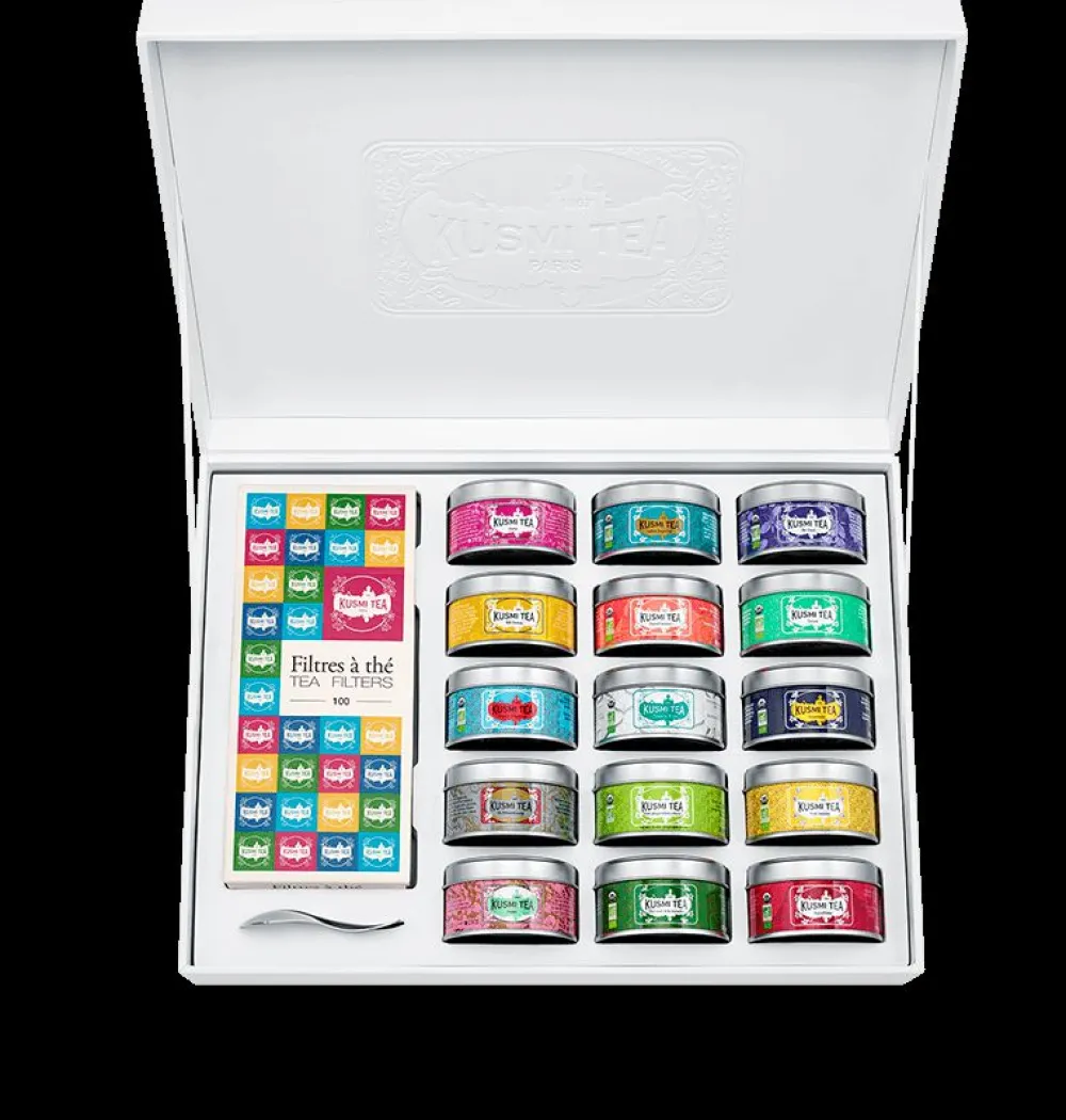 Kusmi Tea La Collection bio Coffret cadeau thé< Coffrets