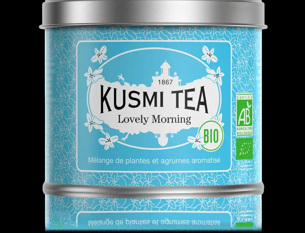 Kusmi Tea Lovely Morning Thé vert bio, maté bio, agrumes< Thé Vert | Maté