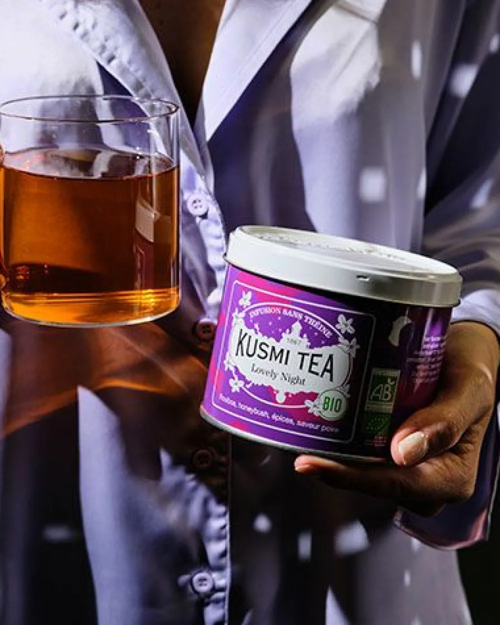 Kusmi Tea Lovely Night Rooibos, honeybush, tilleul< Infusions Et Tisanes