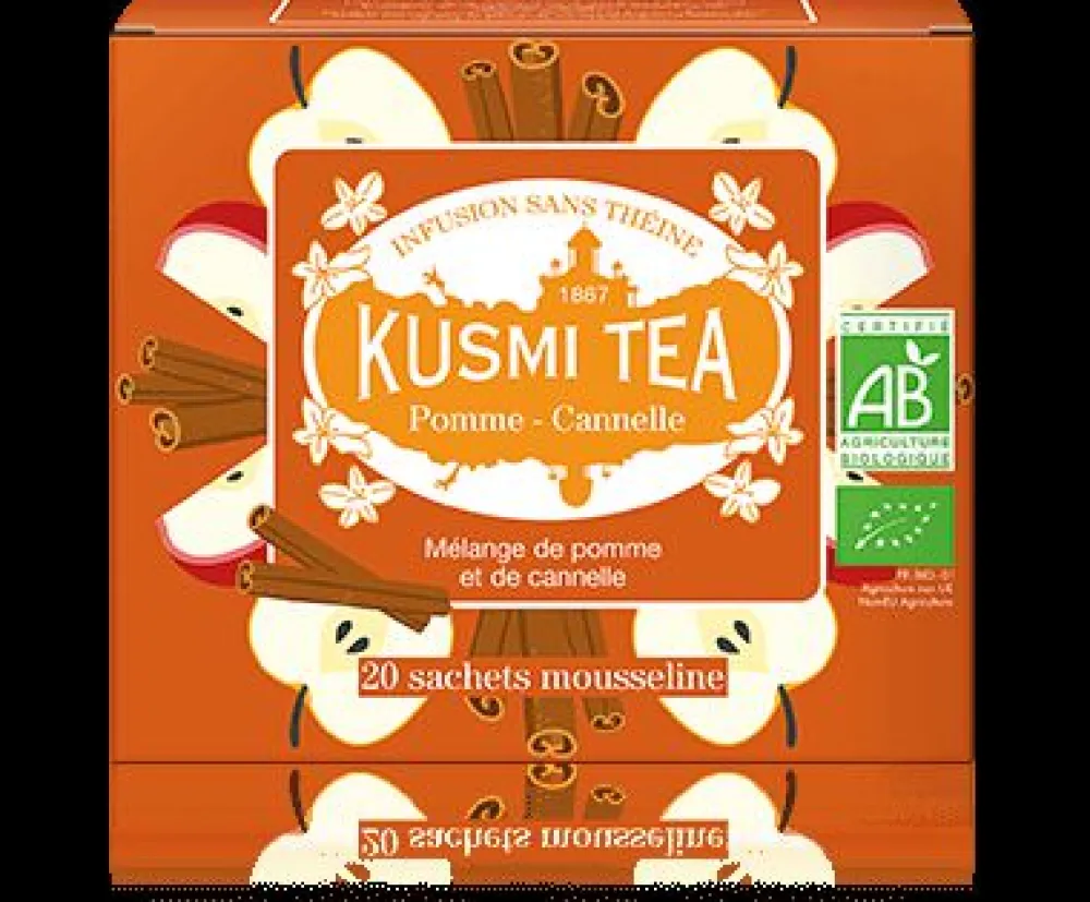 Kusmi Tea Pomme - Cannelle Infusion Pomme Cannelle BIO< Infusions Et Tisanes | Infusion Et Tisane