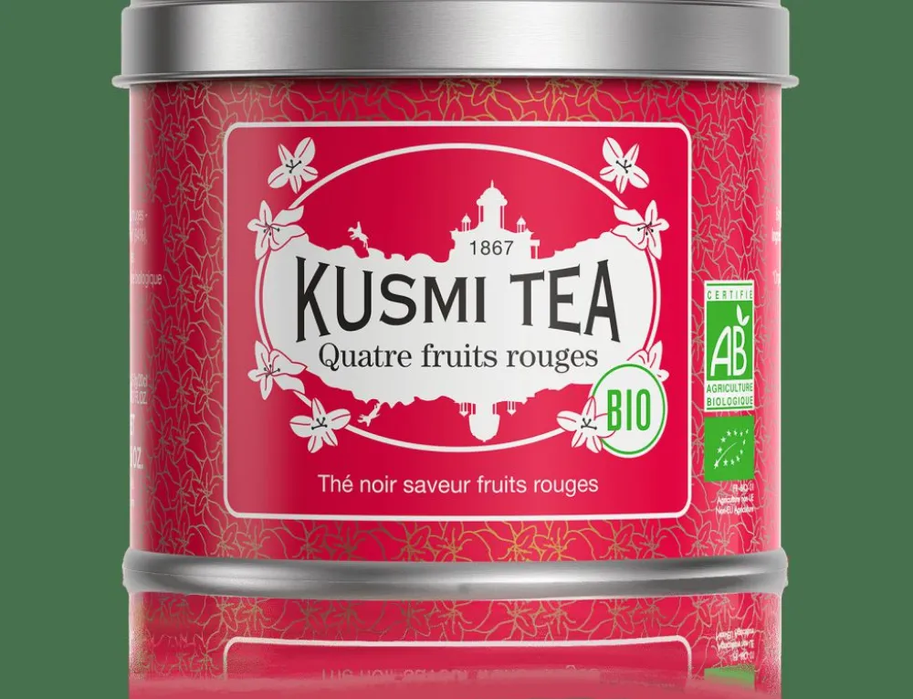 Kusmi Tea Quatre Fruits Rouges Thé noir bio, fruits rouges< Thé Noir | Thés Et Infusions D'hiver