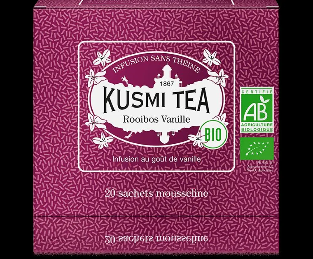 Kusmi Tea Rooibos Vanille Thé rouge sans théine< Infusions Et Tisanes