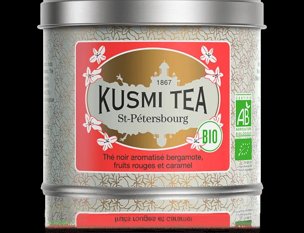 Kusmi Tea St-Pétersbourg Thé noir earl grey bio, caramel, fruit< Thé Noir | Thés Et Infusions D'hiver