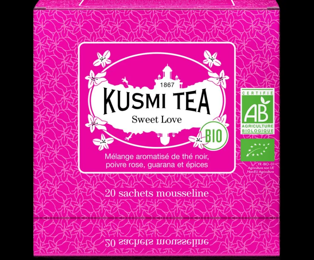 Kusmi Tea Sweet Love Thé noir bio, épices< Thé Noir | Thé Noir