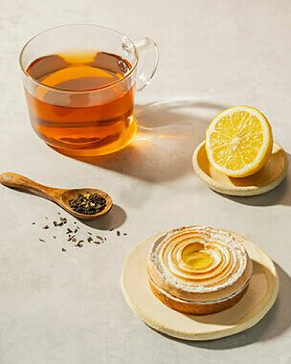 Kusmi Tea Thé noir façon tarte au citron meringuée Thé noir bio gourmand< Thé Noir | Thé Noir