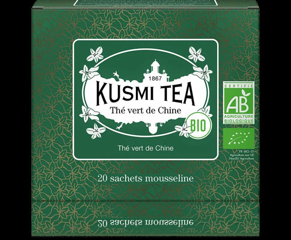 Kusmi Tea Thé vert de Chine Thé vert bio nature< Thé Vert