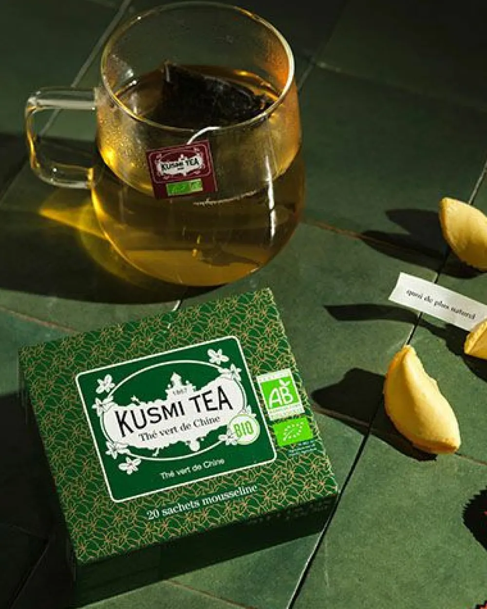 Kusmi Tea Thé vert de Chine Thé vert bio nature< Thé Vert