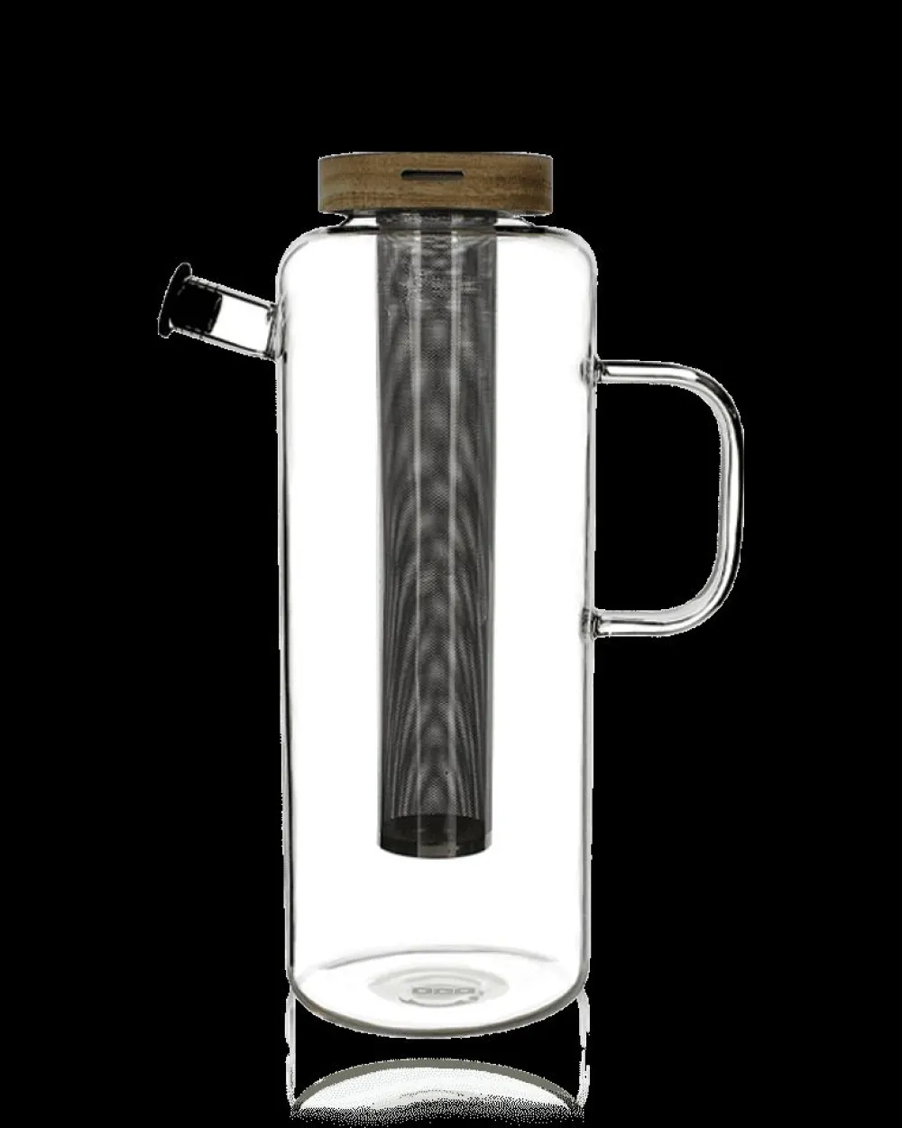 Kusmi Tea Théière carafe 1,2L en verre OGO - Couvercle acacia< Carafes À Thé Glacé | Theières