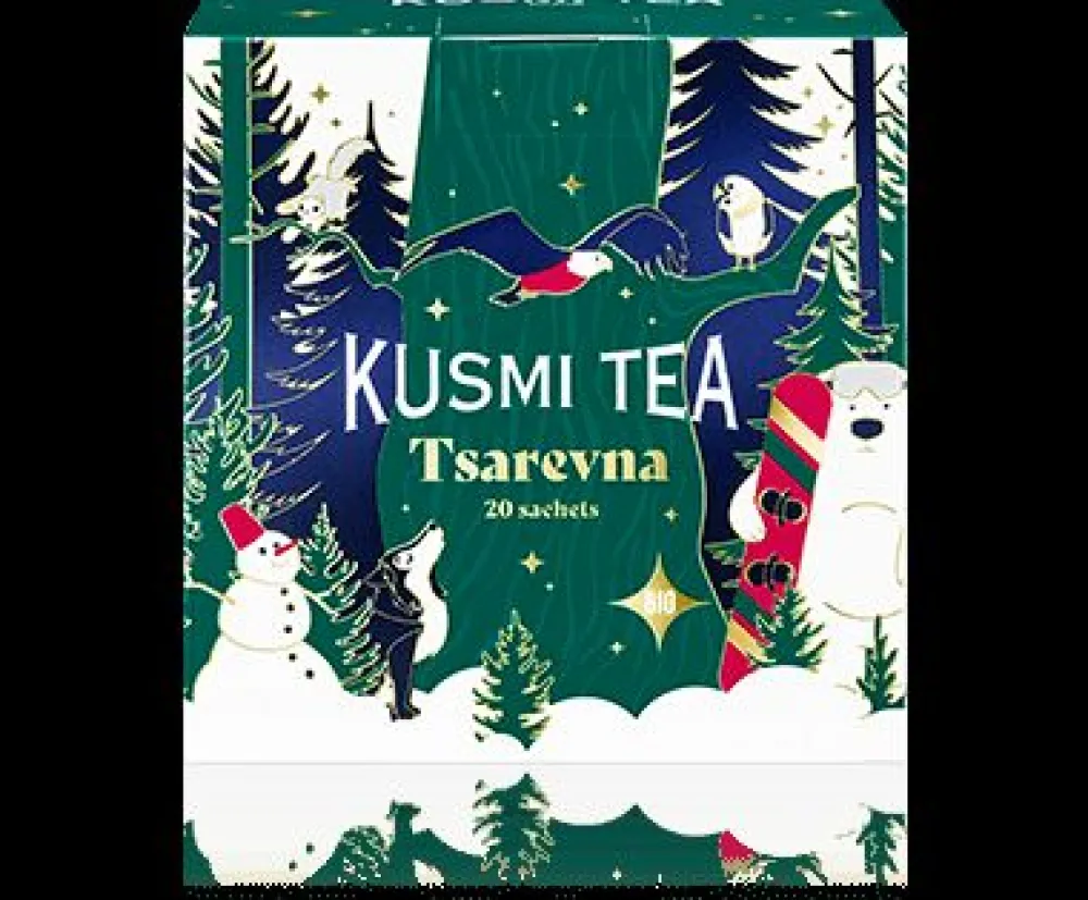 Kusmi Tea Tsarevna Thé noir de Noël aux épices< Thé Noir