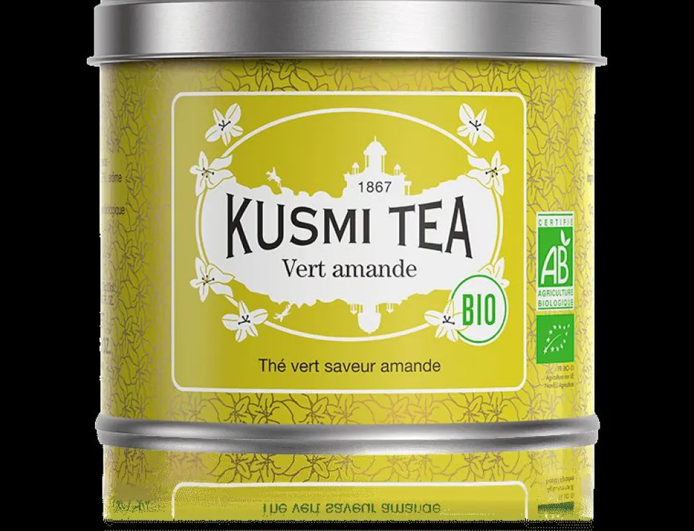 Kusmi Tea Vert Amande Thé vert bio à l'amande< Thé Vert | Thé Vert