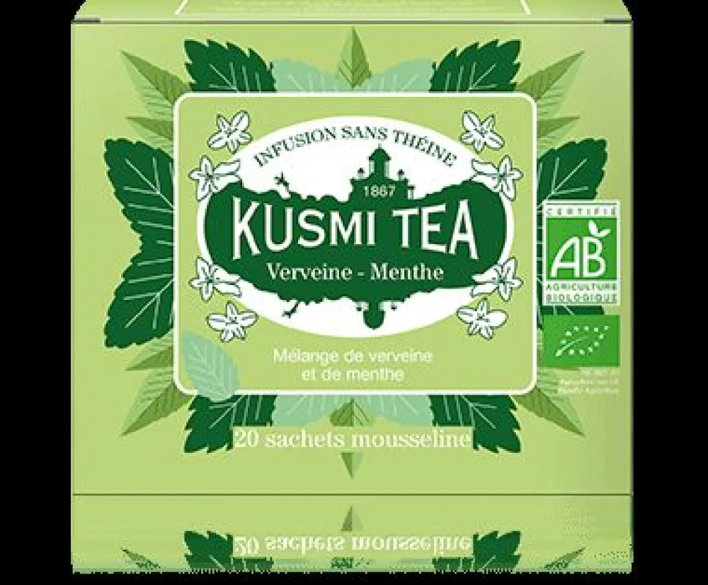 Kusmi Tea Verveine - Menthe Tisane Verveine Menthe BIO< Infusions Et Tisanes | Infusion Et Tisane